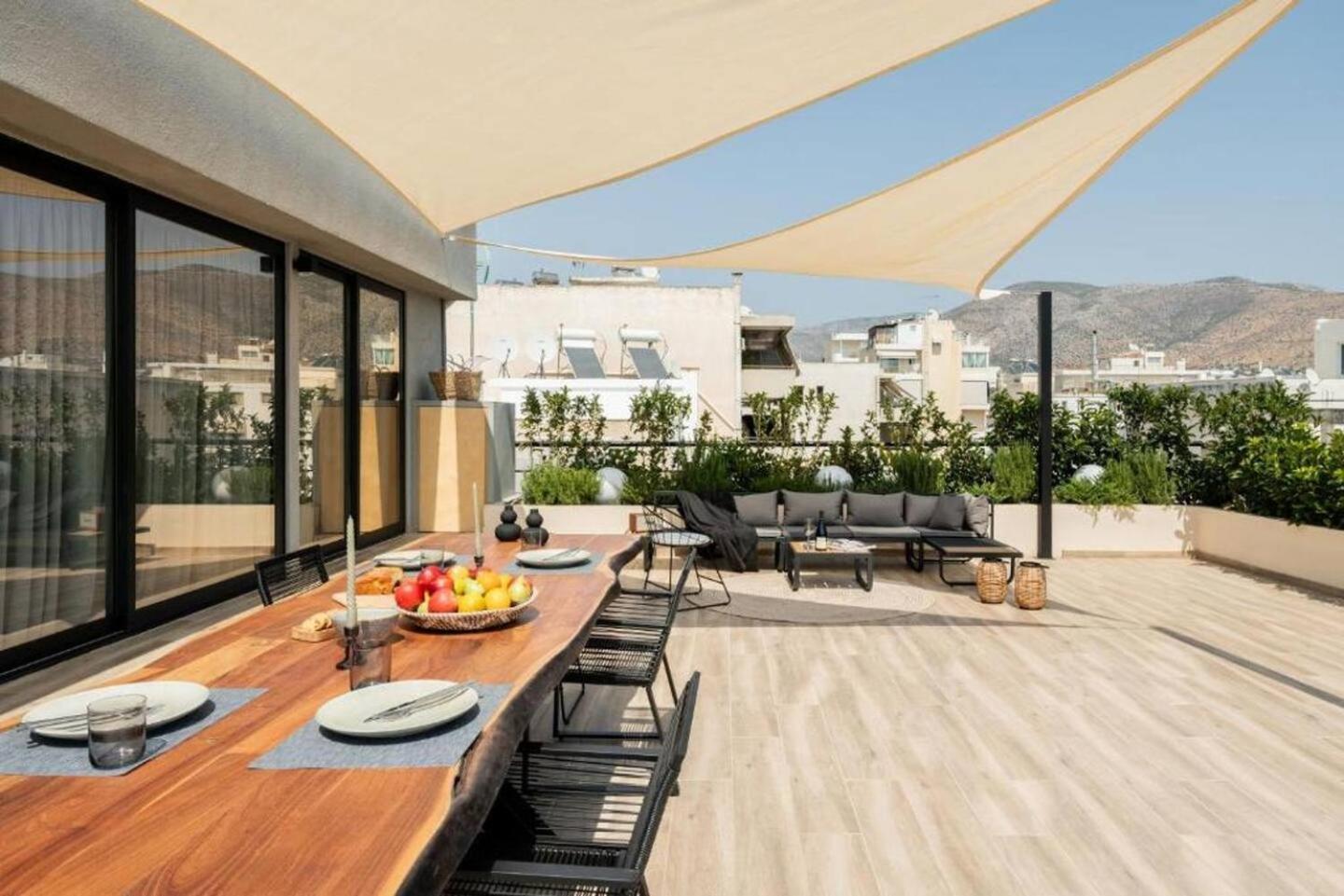 Ferienwohnung 5Bd Luxury Penthouse With Sea View Athen Exterior foto