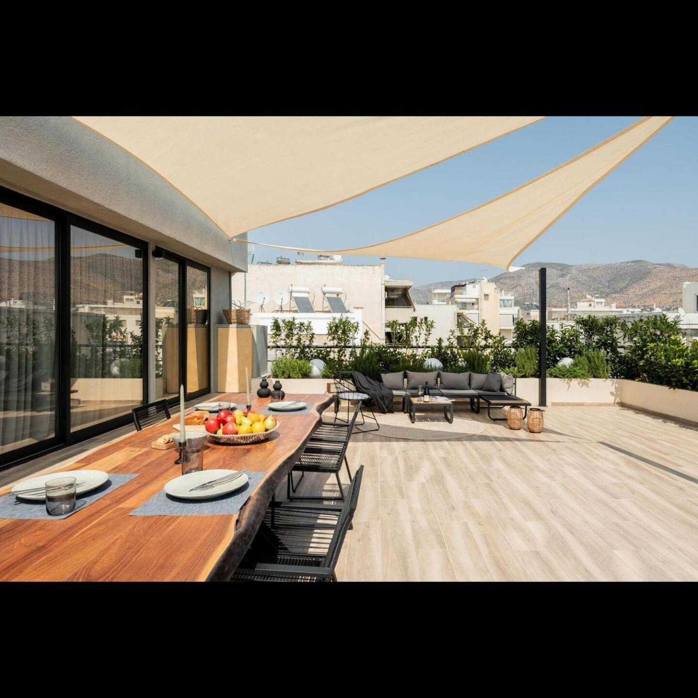 Ferienwohnung 5Bd Luxury Penthouse With Sea View Athen Exterior foto